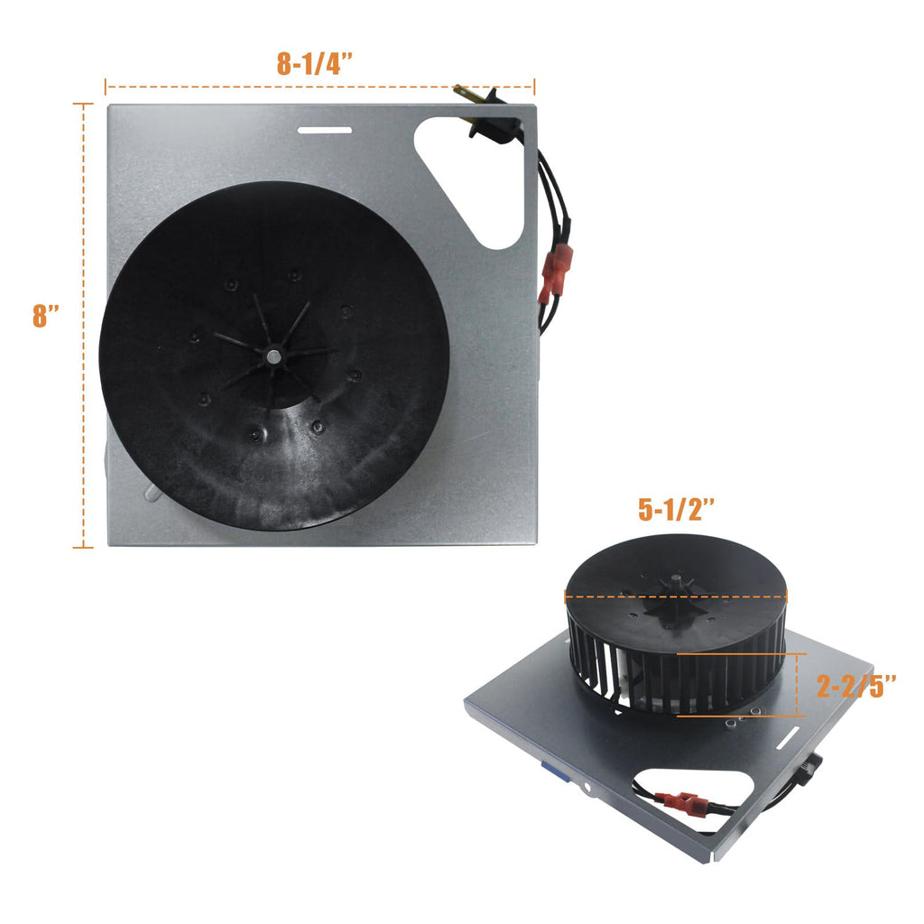 Upgrade 80 CFM 678-G 679-E Bath Fans Motor Replacement 8" x 8-1/4"
