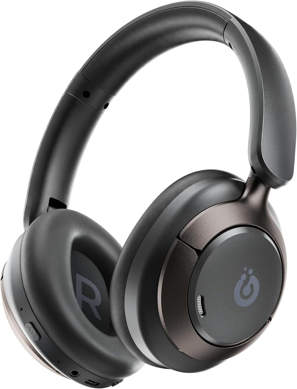 Active Noise Cancelling Headphones, Bluetooth 6.0 Wireless Over Ear Headphones with 120H Playtime, 360° Spatial Audio