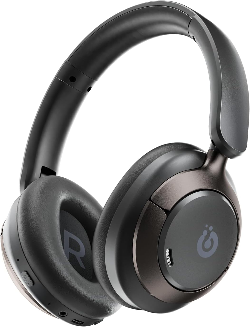 Active Noise Cancelling Headphones, Bluetooth 6.0 Wireless Over Ear Headphones with 120H Playtime, 360° Spatial Audio