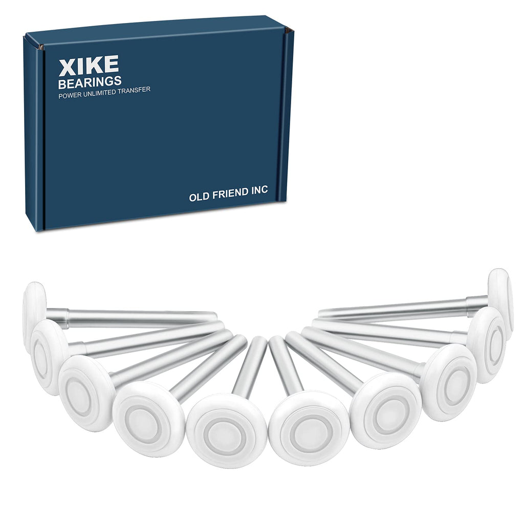 10 Pcs 2" Nylon Garage Door Roller 4" Stem, MAX Quiet