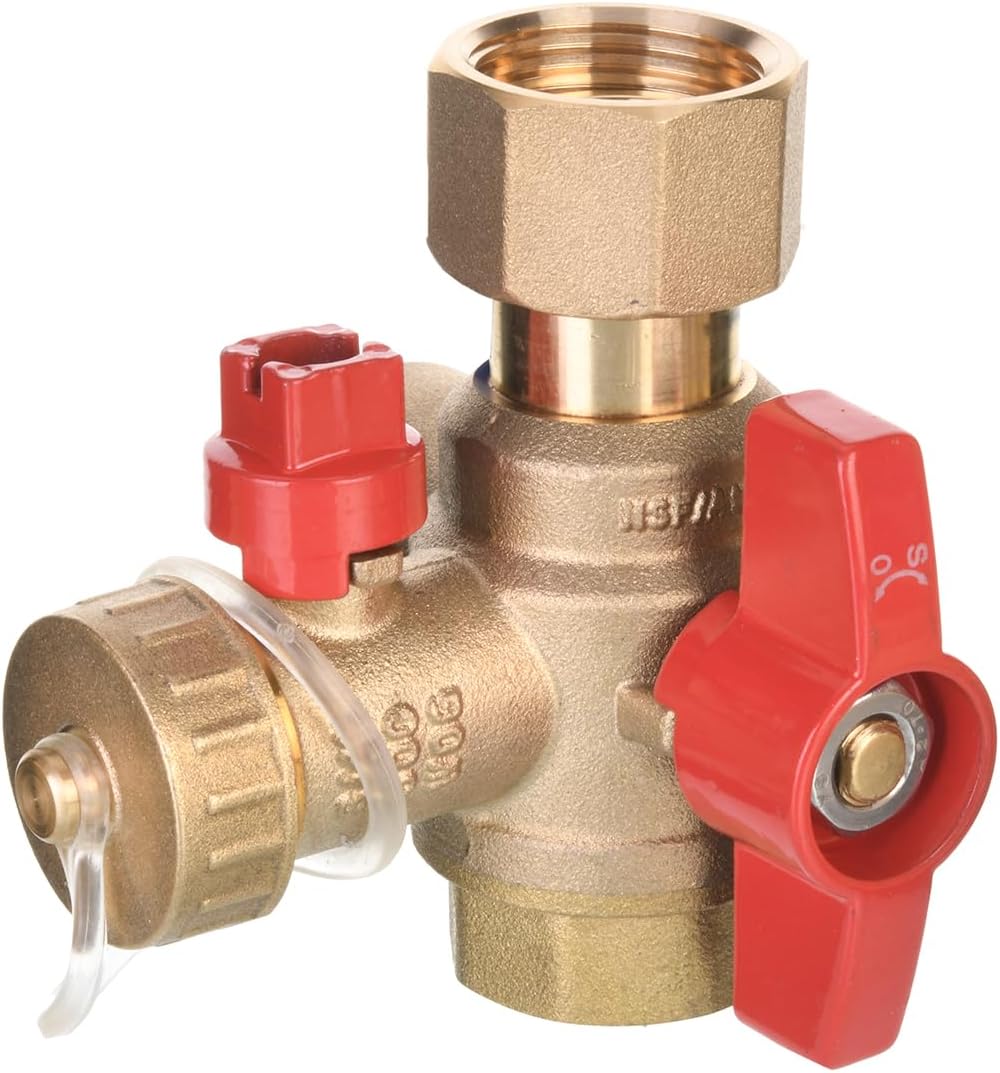 Rheem RTG20326 Tankless Water Heater Brass Isolation Valve Kit, 3/4 in.