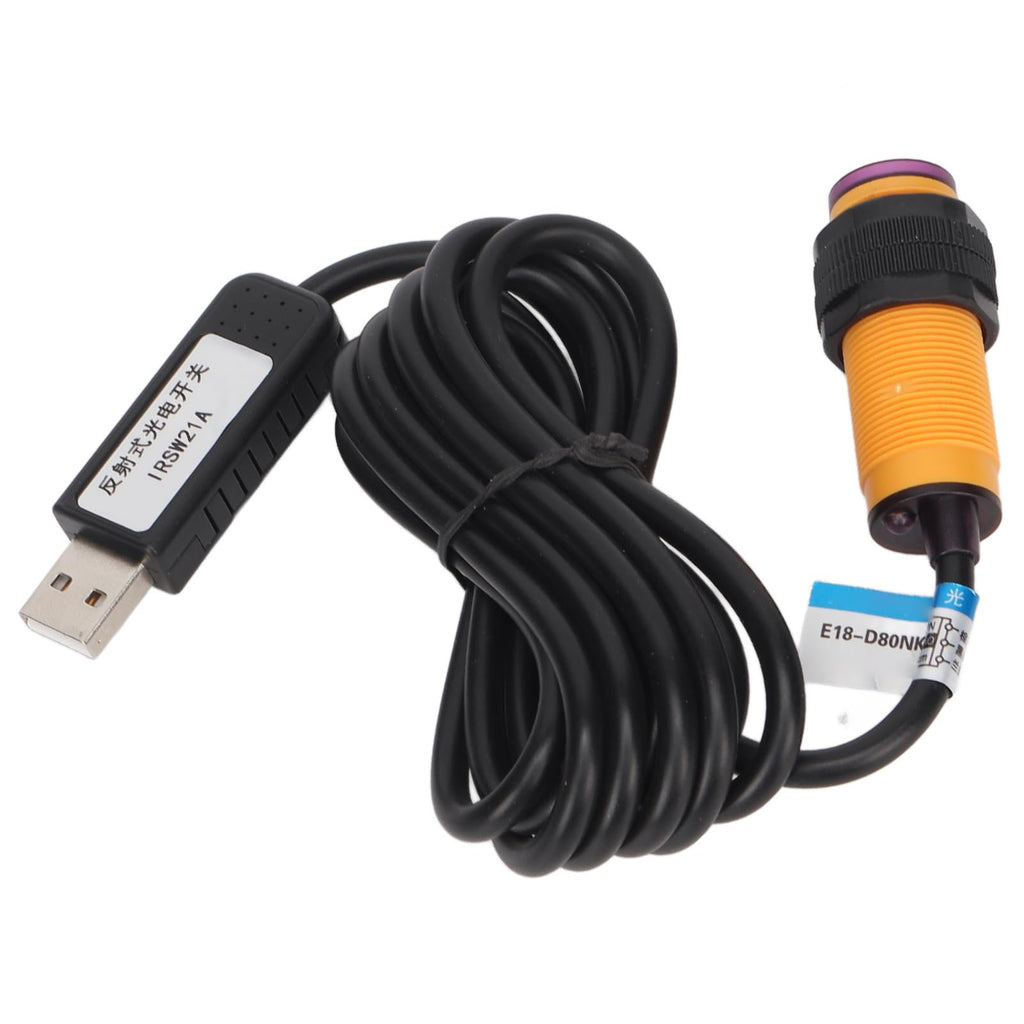USB Infrared Reflective Photoelectric Switch Sensor for Gaming, Office, Mechanical Equipment