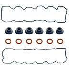 Upper Valve Cover & Lower Rocker Box Gaskets Kit Compatible with Dodge Ram 2003 2004 2005 2500 3500&2008 5.9L 2500 3500 Cummins ISB QSB