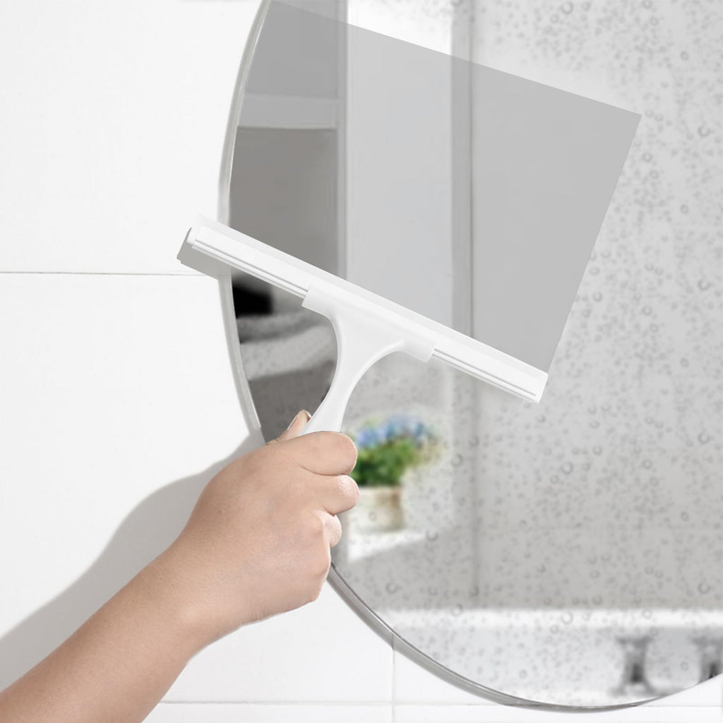 Squeegee for Shower Glass Door, 10 Inches, White
