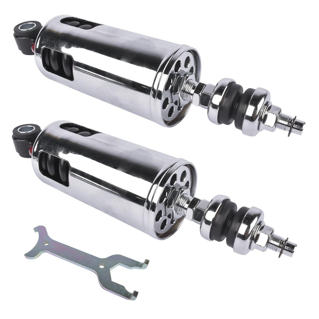 Pair Rear Suspension Shocks Replacement for Harley Softail Fatboy 2000-2017