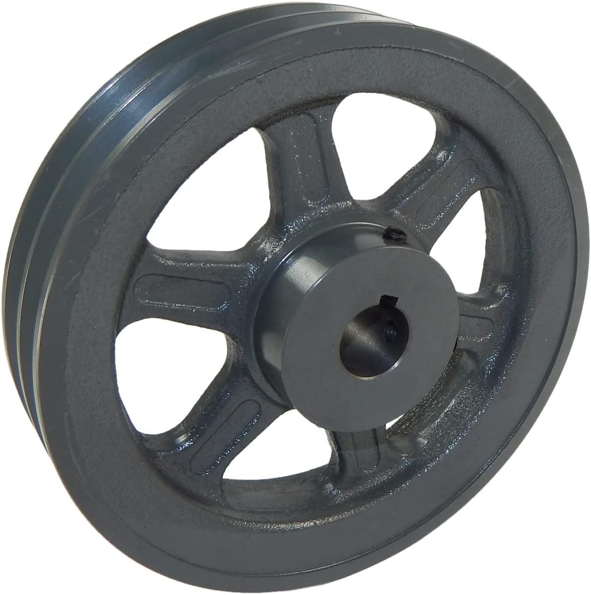 8.25" X 1" Double Groove AK Fixed Bore Pulley # 2AK84X1