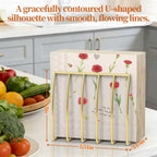 Napkin Holder for Table, Gold Modern Metal Napkin Holders for Paper Napkins & Kitchen Dining & Countertops, Cocktail