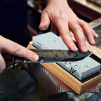 Knife Sharpening Stone Kit - 400/1000 3000/8000 Grit Japanese Whetstone Set with Non-Slip Rubber Base, Angle Guide