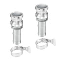 GUXGUY 2-1/2"（2pcs）Cam and Groove Hose Fitting (Type E),Hose Fitting DN65