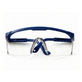 Anti-Fog Safety Glasses Adjustable Temple Eyewear(Blue)