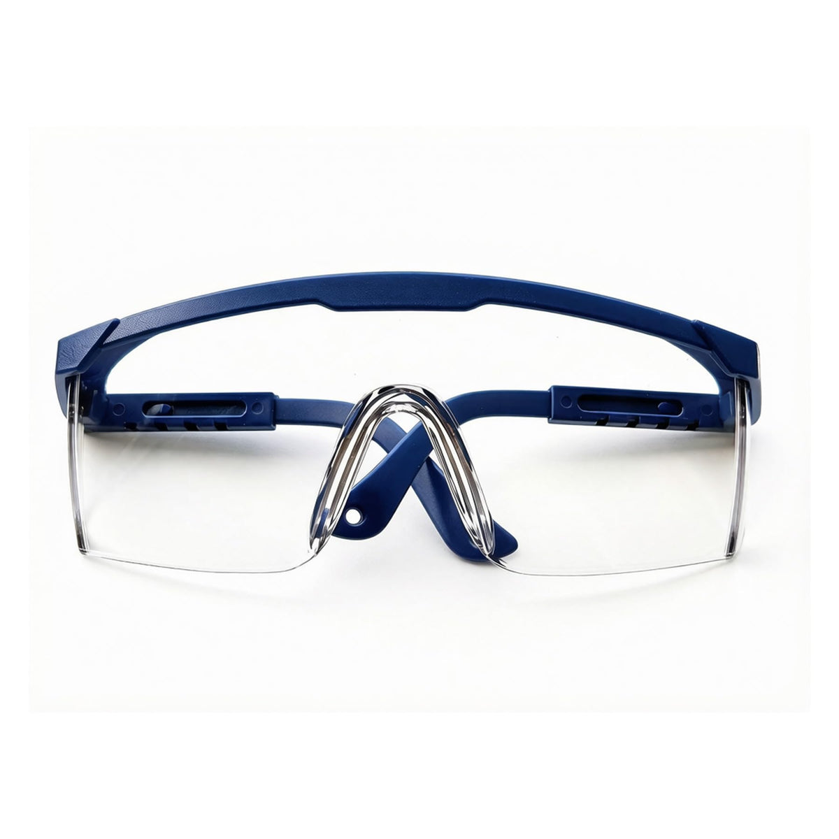 Anti-Fog Safety Glasses Adjustable Temple Eyewear(Blue)