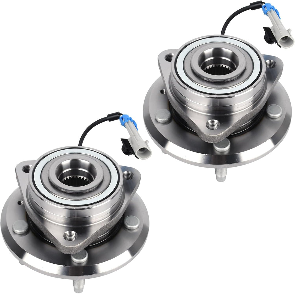 PAROD 513276 [Set of 2] Front Wheel Hub Bearing Assembly Compatible with 2007-2009 Chevy Equinox, Pontiac Torrent, Suzuki XL-7, 2008-2010 Saturn Vue, 2012-2015 Captiva Sport, 5 Lugs w/ABS