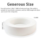 1.18in*108ft Bottle Sealing Tapes Leaving No Adhesive Residue Leakproof Seal Strip Stop Liquid Leaks Suitable for