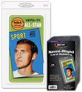 Semi-Rigid Card Holder #3 - 50 ct | Crystal Clear, High-Quality PVC | Premium Graded Card Submissions Sleeve for Tall