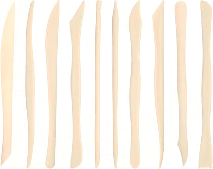 10 Set 100 Pcs Clay Tools, Plastic Sculpting Tools, Classic Style | Different Shapes Clay Carving Cutters, Plastic