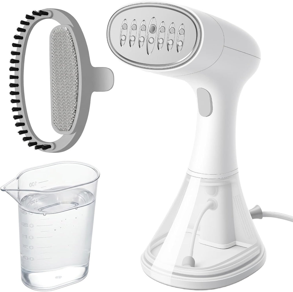 1600W Handheld Garment Steamer, Portable Electric Clothes Steam Iron with 3 Adjustable Steam Settings, Premium