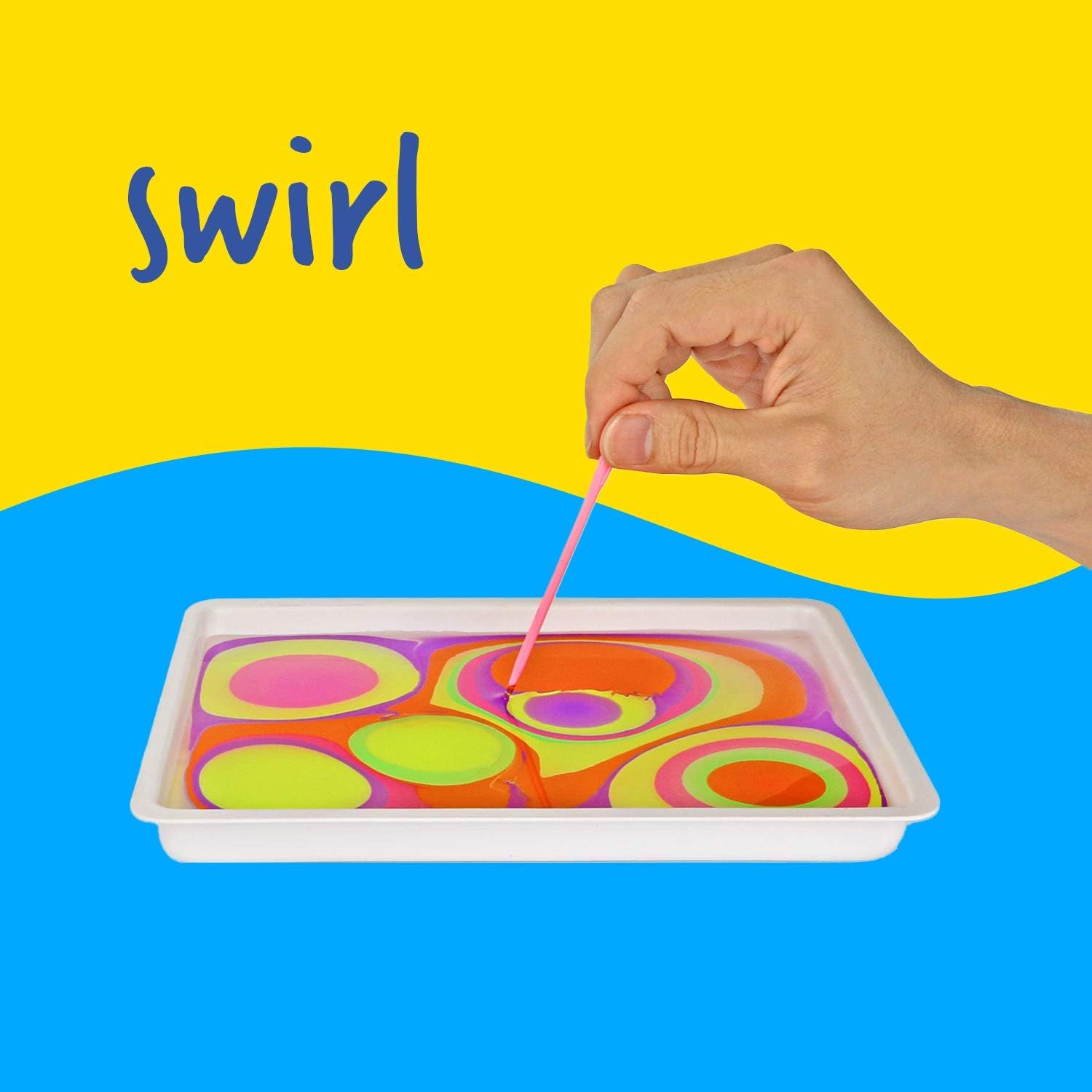 Marbling Paint Art Kit for Kids - Arts & Crafts Gifts for Girls & Boys Ages 6-12 Years Old - Craft Kits Set - Gift