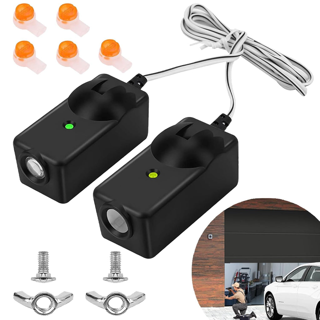 41A5034 Garage Safety Sensor, Garage Door Sensors Compatible with Liftmaster/Chamberlain/Craftsman, Garage Door