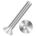 10Pcs #10-24x1-1/4 Flat Head Socket Cap Screw Countersunk Bolt