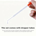 10ml 50ml 100ml 250ml 500ml 1000ml Glass Beaker Set & 2Pcs Pasteur Pipettes