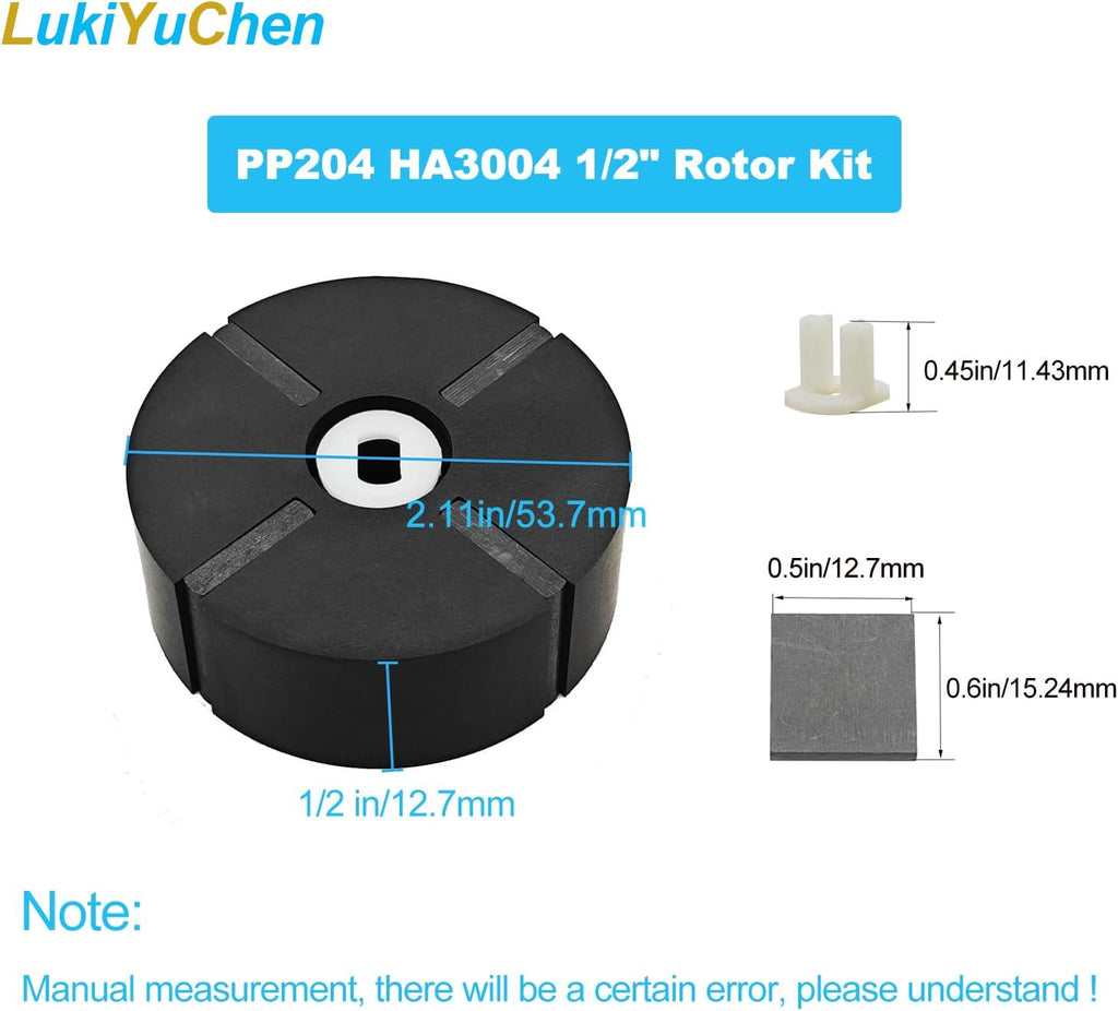 PP204, HA3004 1/2" Thick Rotor Kit Fit for Desa, Reddy, Master Space Heater