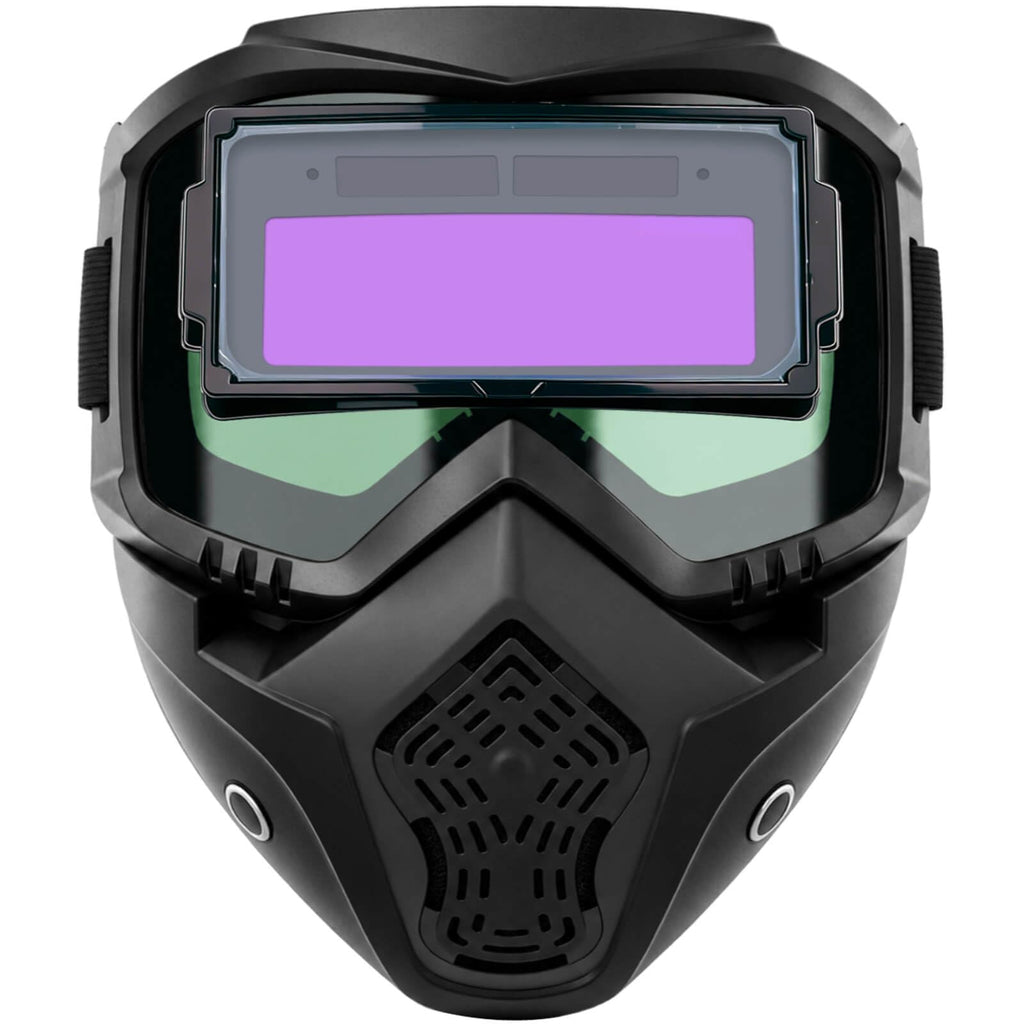 Auto Darkening Welding Helmet, Full Face Mask for MIG TIG ARC, Heavy Duty