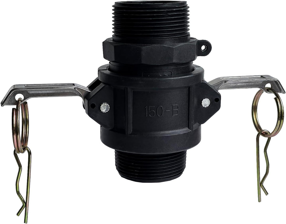 1-1/2" Camlock Fittings Type B & F Polypropylene Cam Groove Hose Fitting