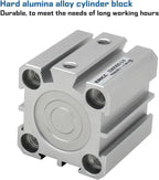 SDA50 Series Male Thread air Pneumatic Cylinder Double Acting Compact Cylinder Bore 50mm Stroke 5-100mm SDA50X100-B-S(SDA50x5-B)