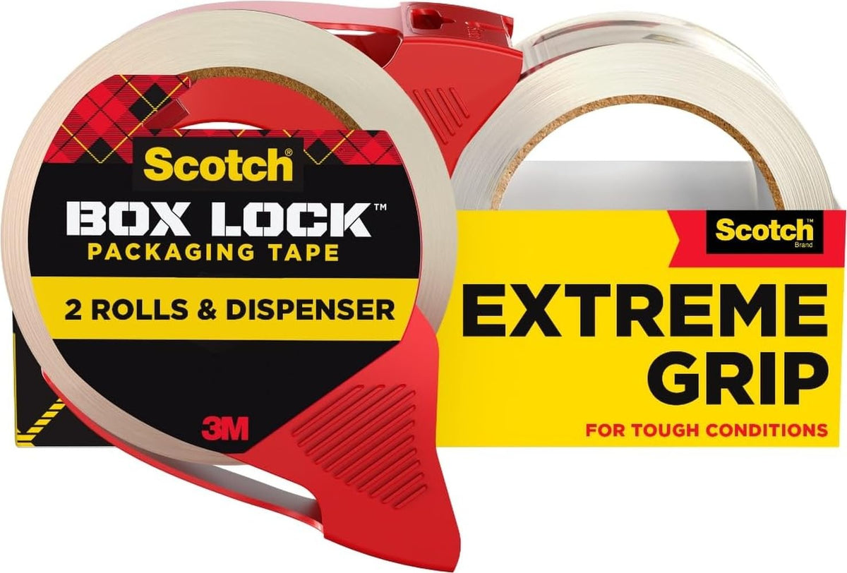 Box Lock Packing Tape, 1.88 in x 54.6 yd, 1 Roll