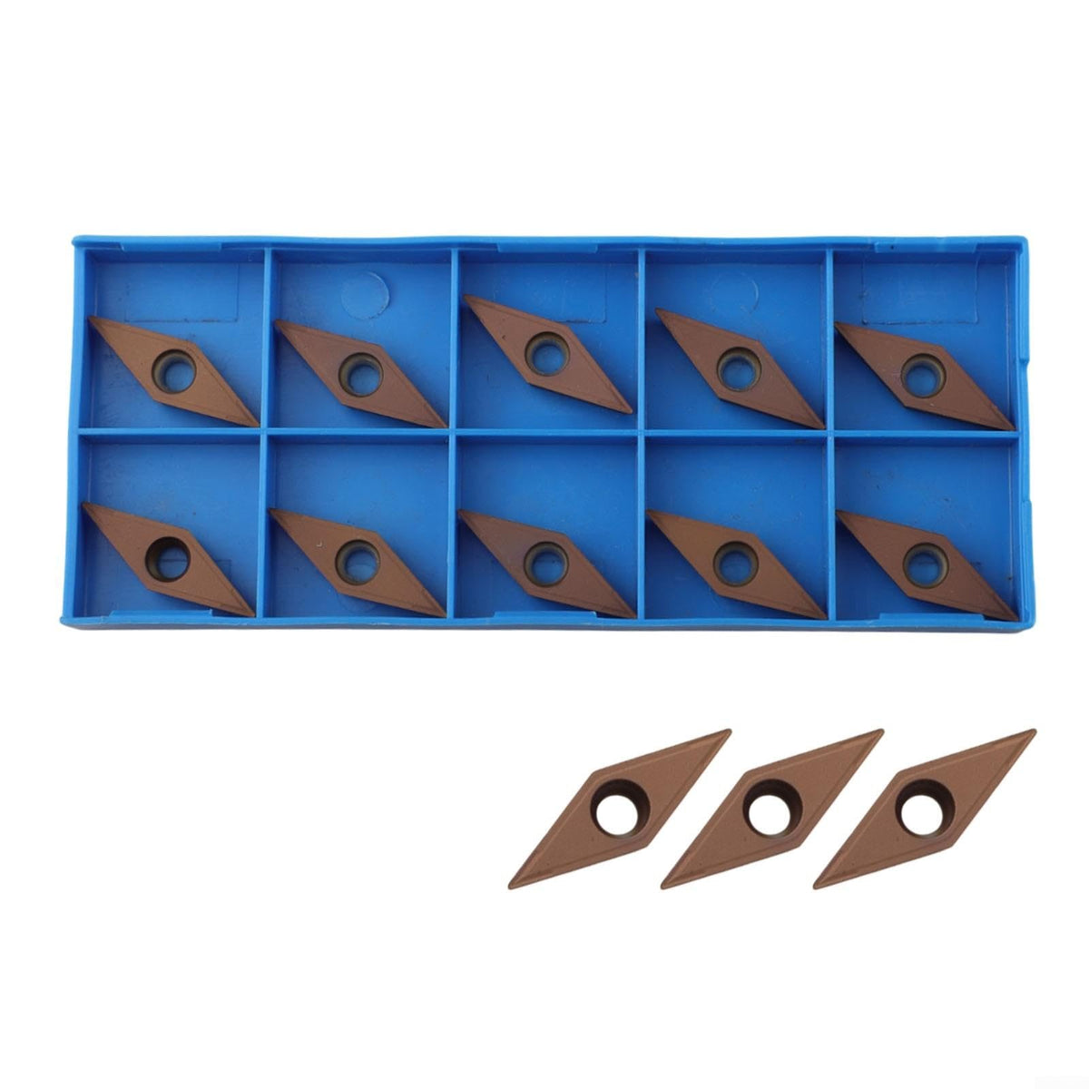 10pcs VCMT160404 Carbide Inserts