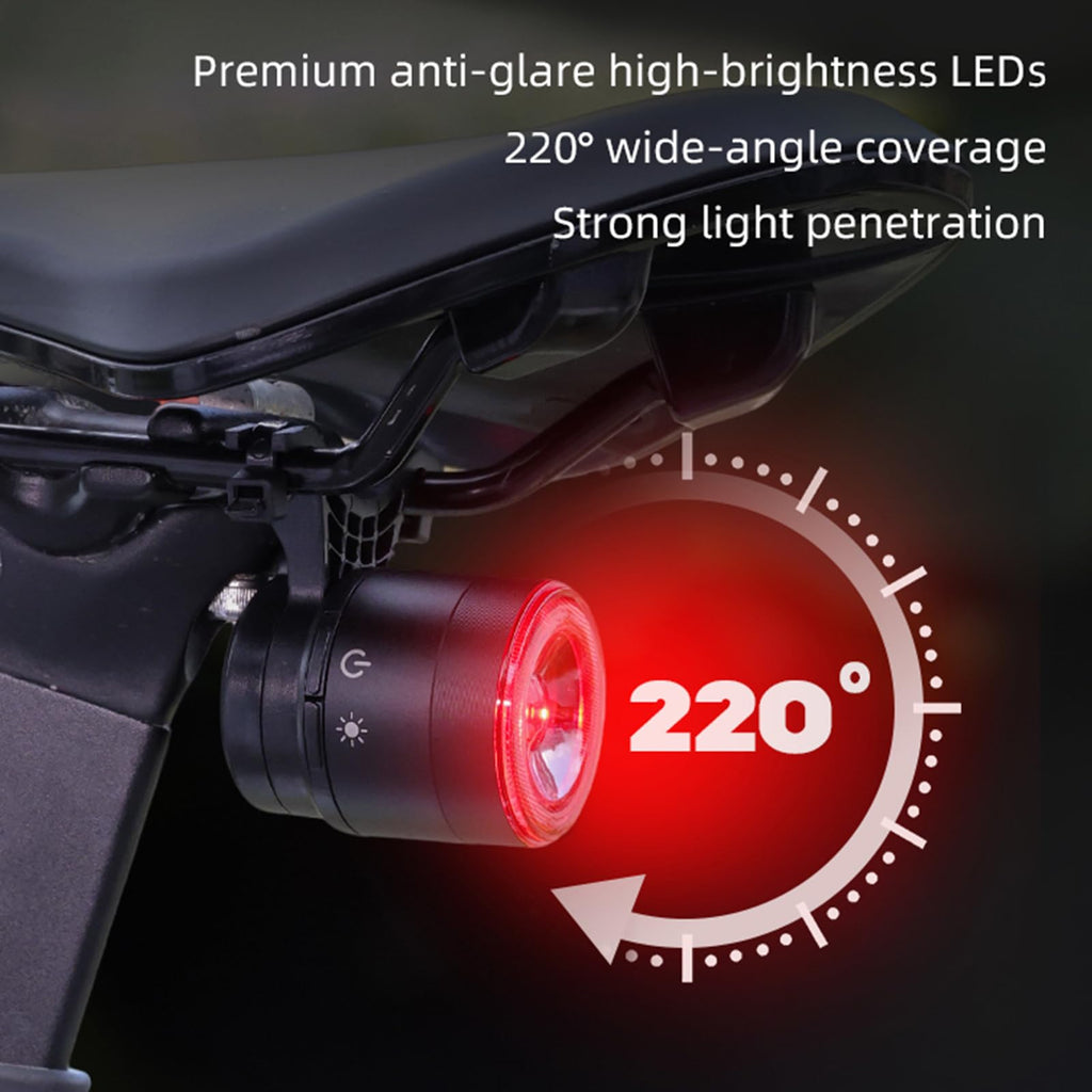 Smart Brake Sensing Bike Tail Light Auto On/Off Motion Sensor
