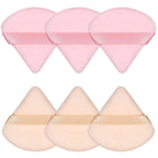 6 Pcs Powder Puffs, Triangle Makeup Sponge Makeup Tool