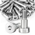 60pcs 304 Stainless Steel Shoulder Bolt M3 4mm Dia 5mm Length