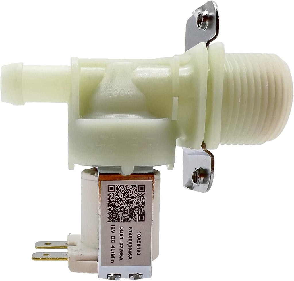 DD81-02265A Dishwasher Water Inlet Valve for Samsung Models DW80M2020US, DW60R2014US, DW80N3030UB, DW80N3030US, DW80N3030UW, DW80R2031US, Replace Model 6740000046A 10A50100