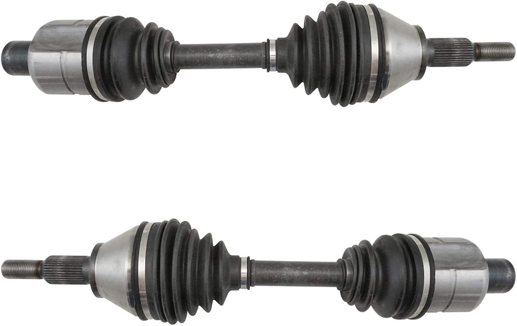 TRQ Front 2 Piece CV Axle Shaft Assembly Set