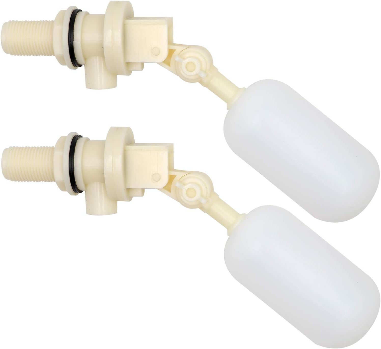 1/2 Inch Float Valve Kit Adjustable Arm Auto Water Level Control | PVC Float Ball Valve for Auto Fill For Water Tank
