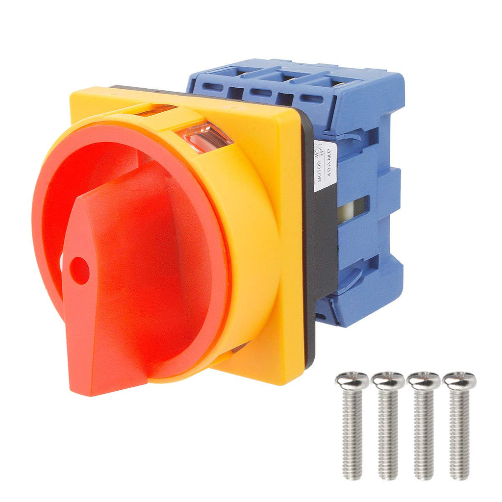 Universal Switch 2 Position 3 Phase Panel Rotary Selector Changeover Switch GLD11 40A AC 690V 40A