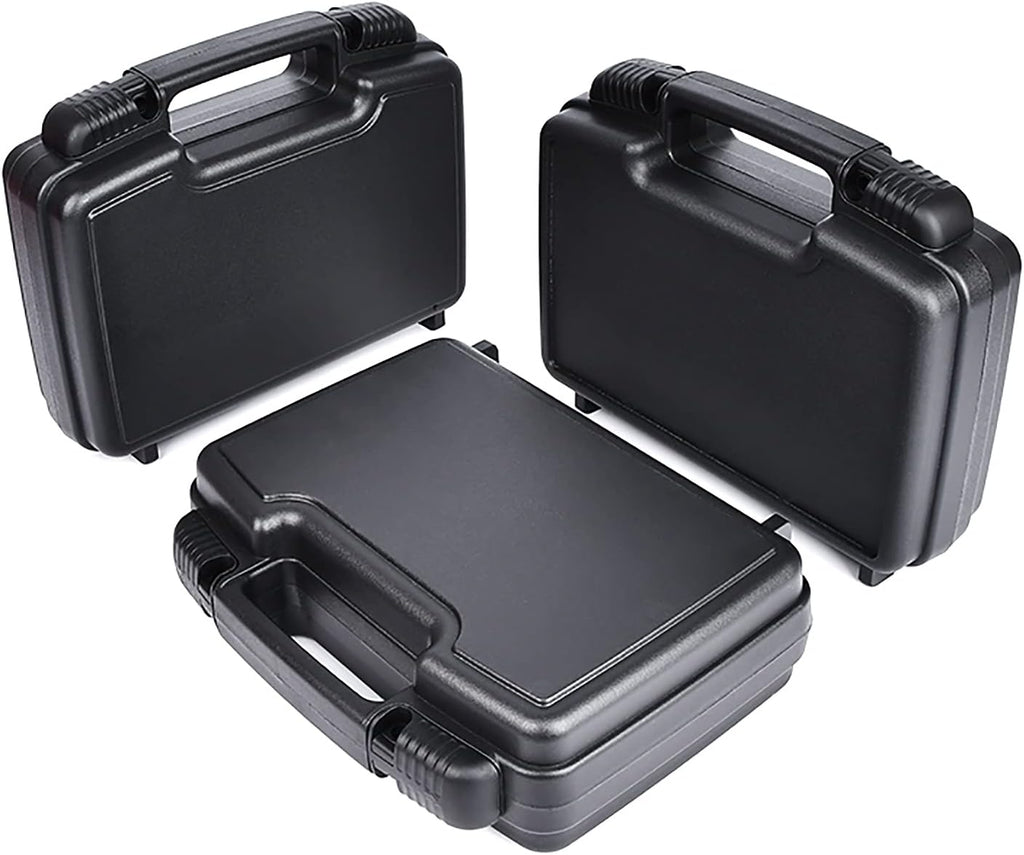 Small Hard Case with Foam, 14" Lightweight Pluck Foam Padded Protection Carrying/Storage Case - Customizable Interior