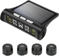 Tire Pressure Monitoring System - TPMS Tire Pressure Monitor System with Solar Charger, TPMS with 4 External sensors