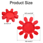 uxcell GS75 Coupling Insert, Urethane Flexible Solid Type Jaw Coupling Center Insert for L-Jaw Couplings L-Jaw Couplers Set, Red