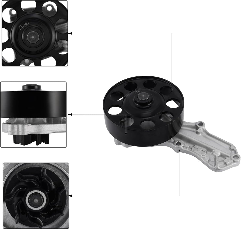 AULINK 19200RDFA01 Water Pump 2.0L 2.4L For Honda Accord 13-17,Civic 16-21