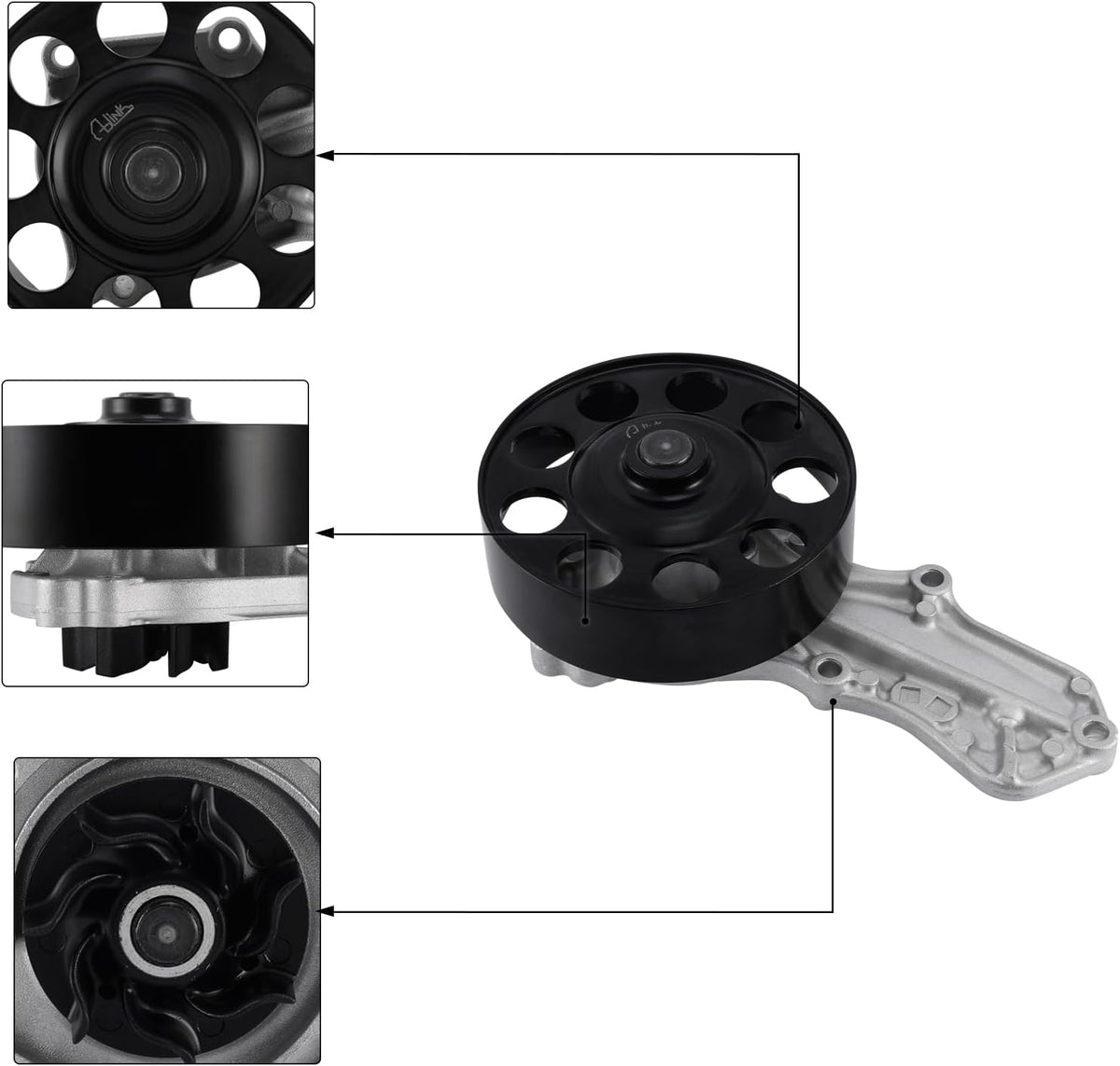 AULINK 19200RDFA01 Water Pump 2.0L 2.4L For Honda Accord 13-17,Civic 16-21