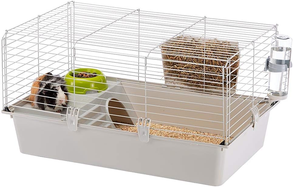 Cavie Guinea Pig Cage & Rabbit Cage | Pet Cage Includes All Accessories to Get You Started & a 1-Year Warranty