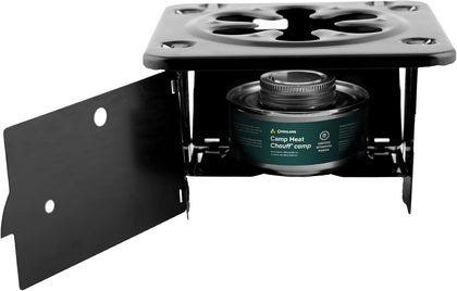 Portable Folding Camp Stove – Compact, Lightweight Steel Cooking Stove for Camping, Backpacking, Hiking, or Emergency