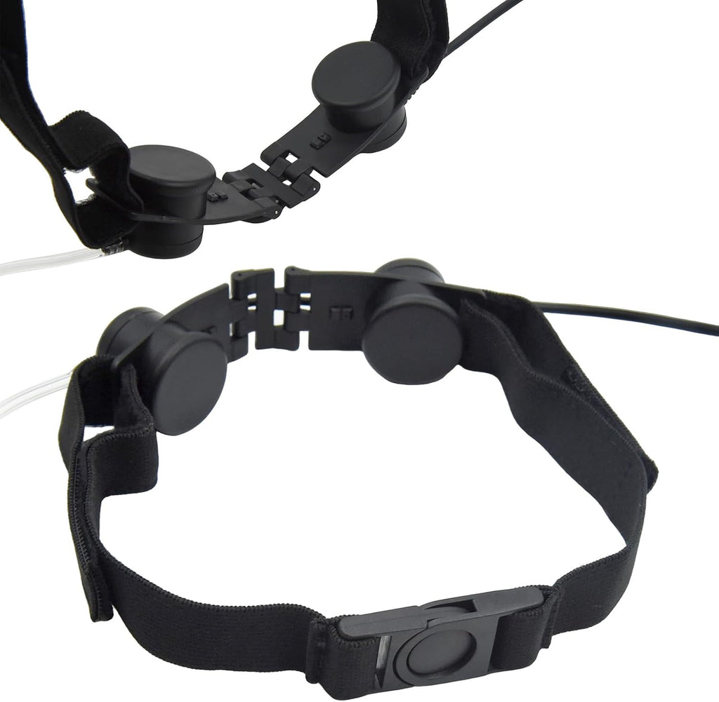 7.1mm Plug Tactical Throat Mic Radio Headset with PTT Bone Conduction Microphone Walkie Talkie Earpiece Vibration