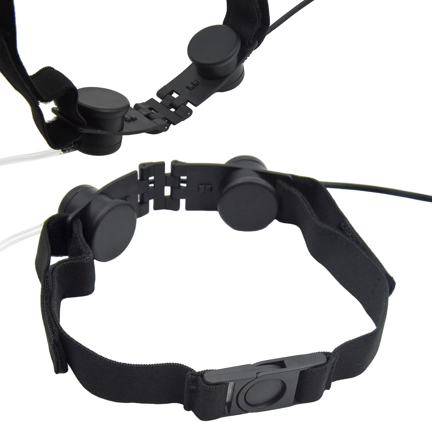 7.1mm Plug Tactical Throat Mic Radio Headset with PTT Bone Conduction Microphone Walkie Talkie Earpiece Vibration