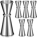 6 Pieces Jigger for Bartending, Double 2 oz 1 oz Cocktail Japanese