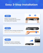 TN227 TN-227BK/C/M/Y Toner Cartridges Replacement for Brother TN227 5 Pack
