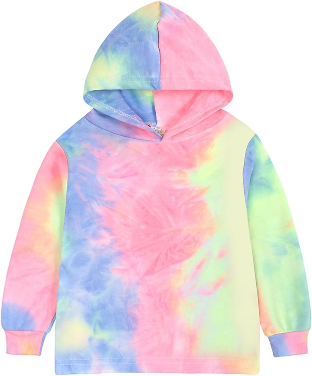 Kids Girls Boys Sweatshirt 2PCS Pullover Hooded Toddler Long Sleeve Tie Dye Sweater & Pants Outfits Set Fall Clothes
