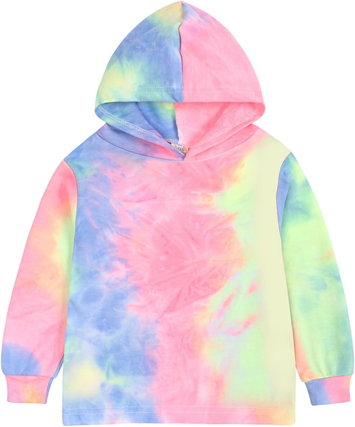 Kids Girls Boys Sweatshirt 2PCS Pullover Hooded Toddler Long Sleeve Tie Dye Sweater & Pants Outfits Set Fall Clothes